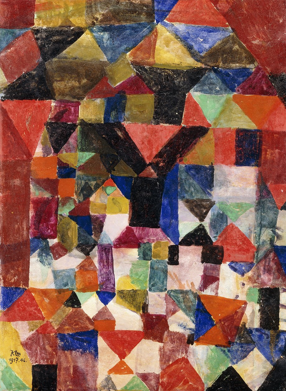 Kaupungin kaltainen rakennus; Kaupunkimainen rakentaminen tekijältä Paul Klee