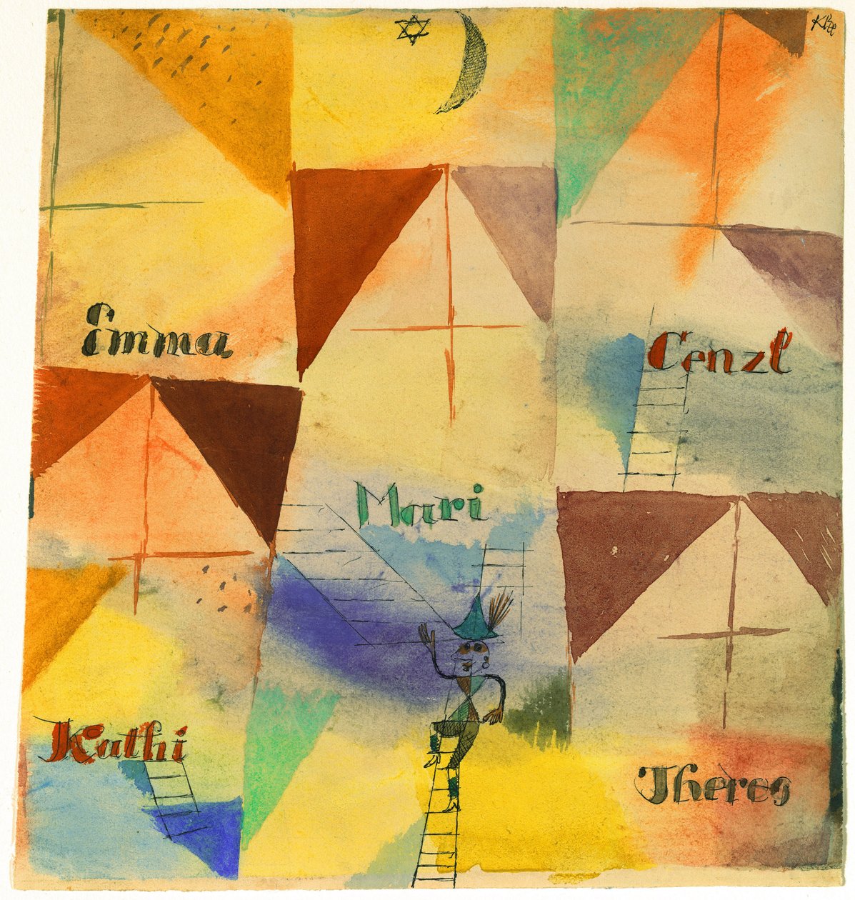 Baijerin Don Giovanni, 1919. tekijältä Paul Klee