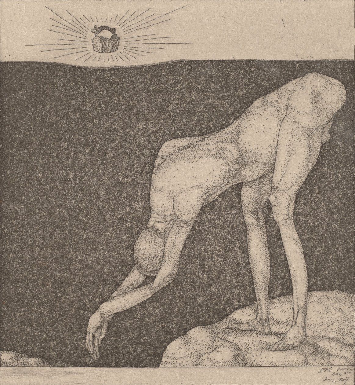 Monarkisti, 1904. tekijältä Paul Klee