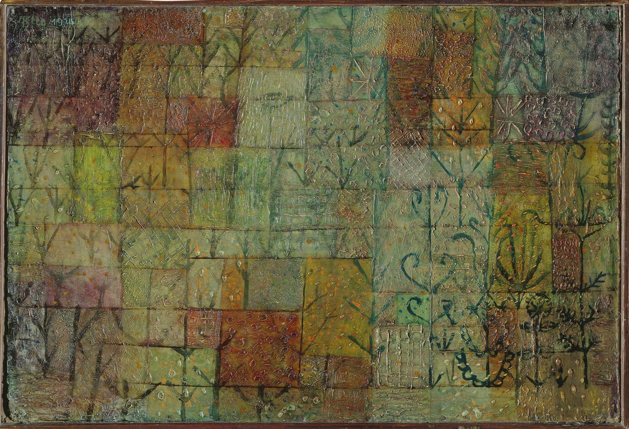 Kasvispuutarha, 1925. tekijältä Paul Klee