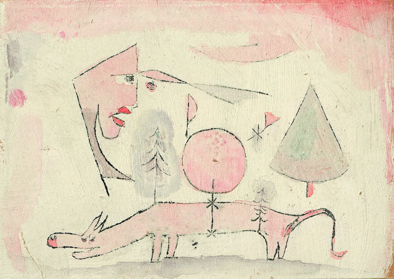 Häpeämätön eläin, 1920 tekijältä Paul Klee