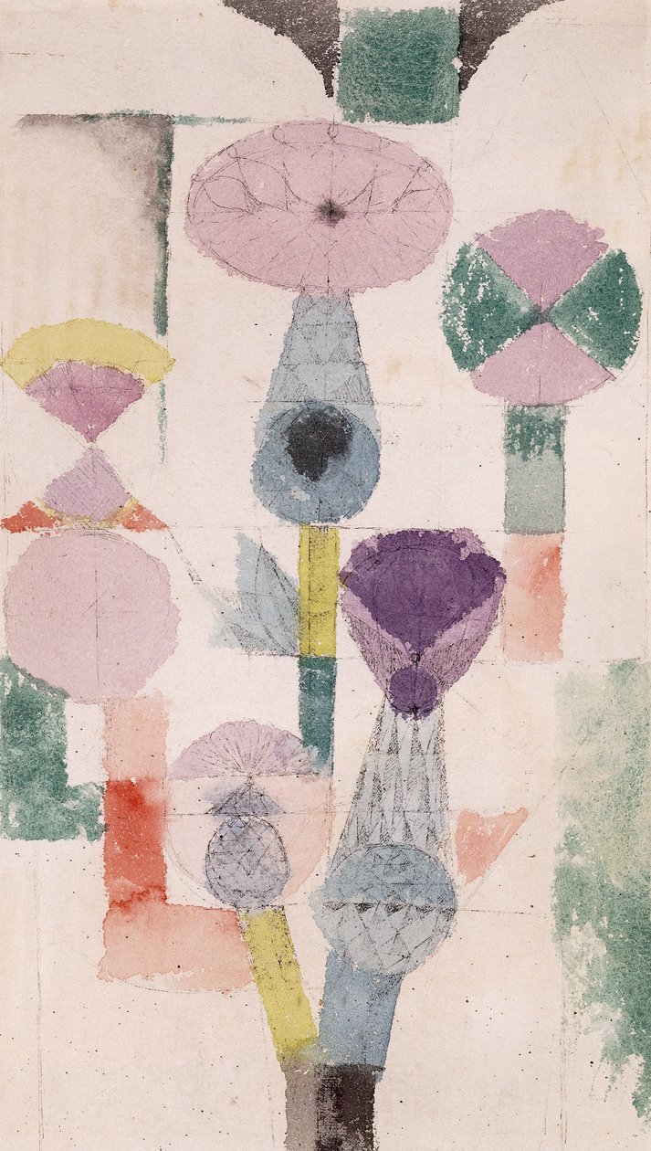 Thistle Bloom; Distelblute tekijältä Paul Klee