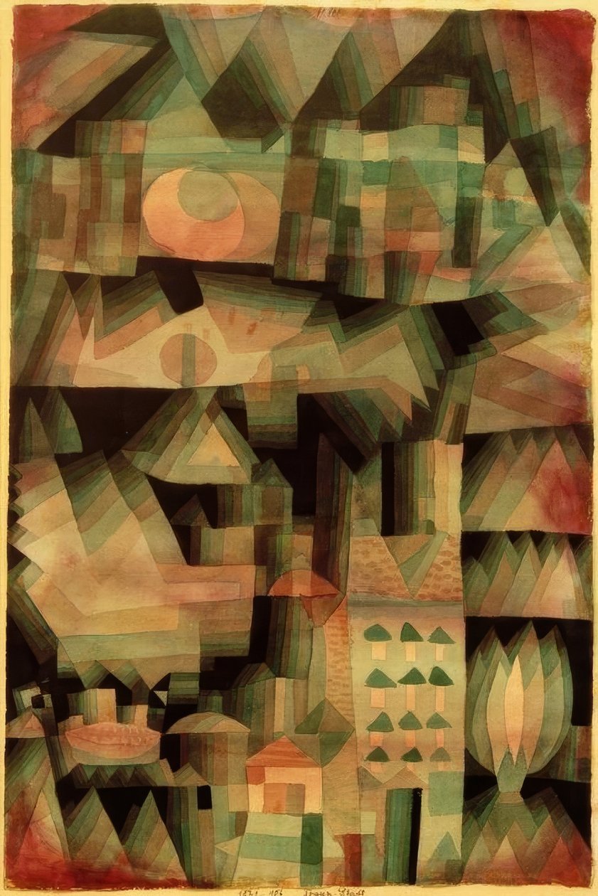 Traum-Stadt tekijältä Paul Klee