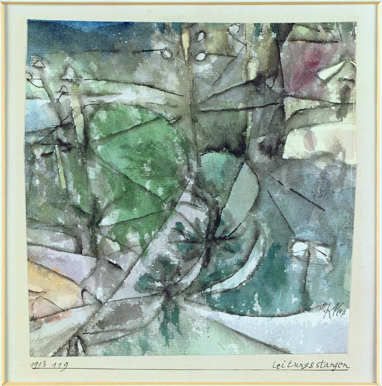 Utility pylväät tekijältä Paul Klee