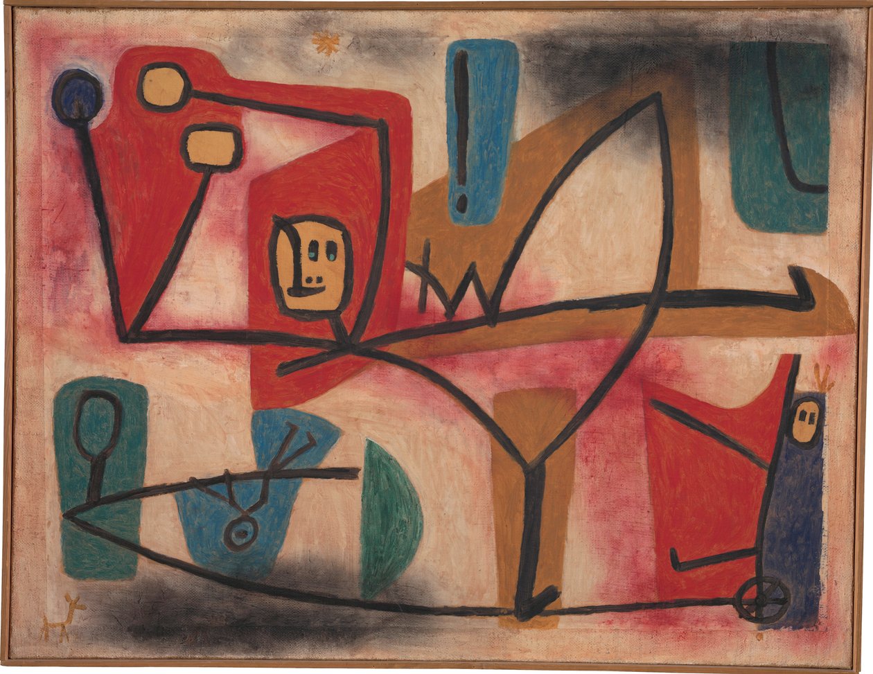 Cockiness Exuberance, 1939. tekijältä Paul Klee