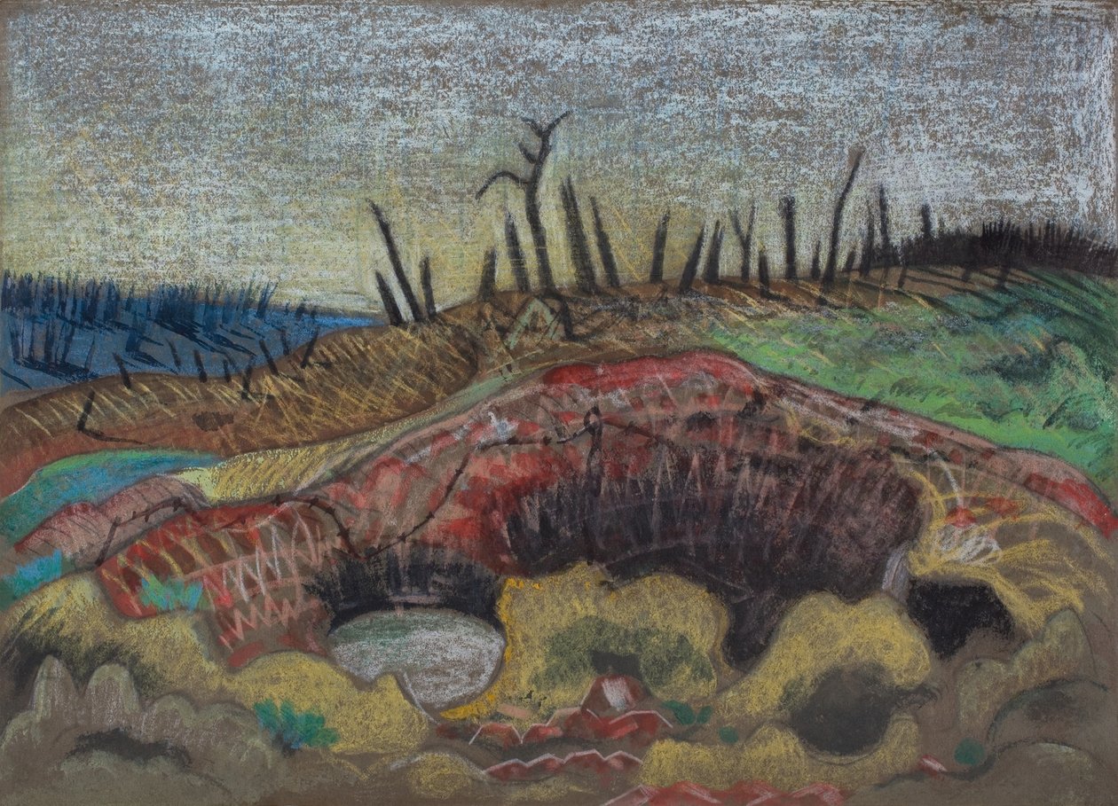 A Farm, Wytschaete tekijältä Paul Nash