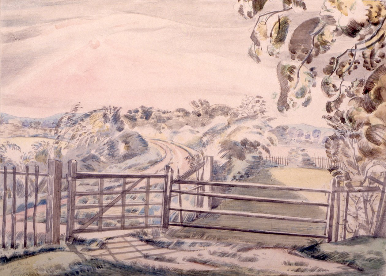 Piirustus Oxenbridgessä tekijältä Paul Nash