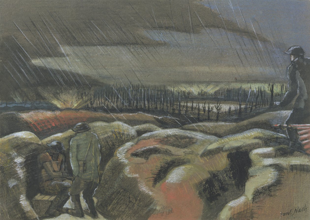 Shellburst, Zillebeke tekijältä Paul Nash