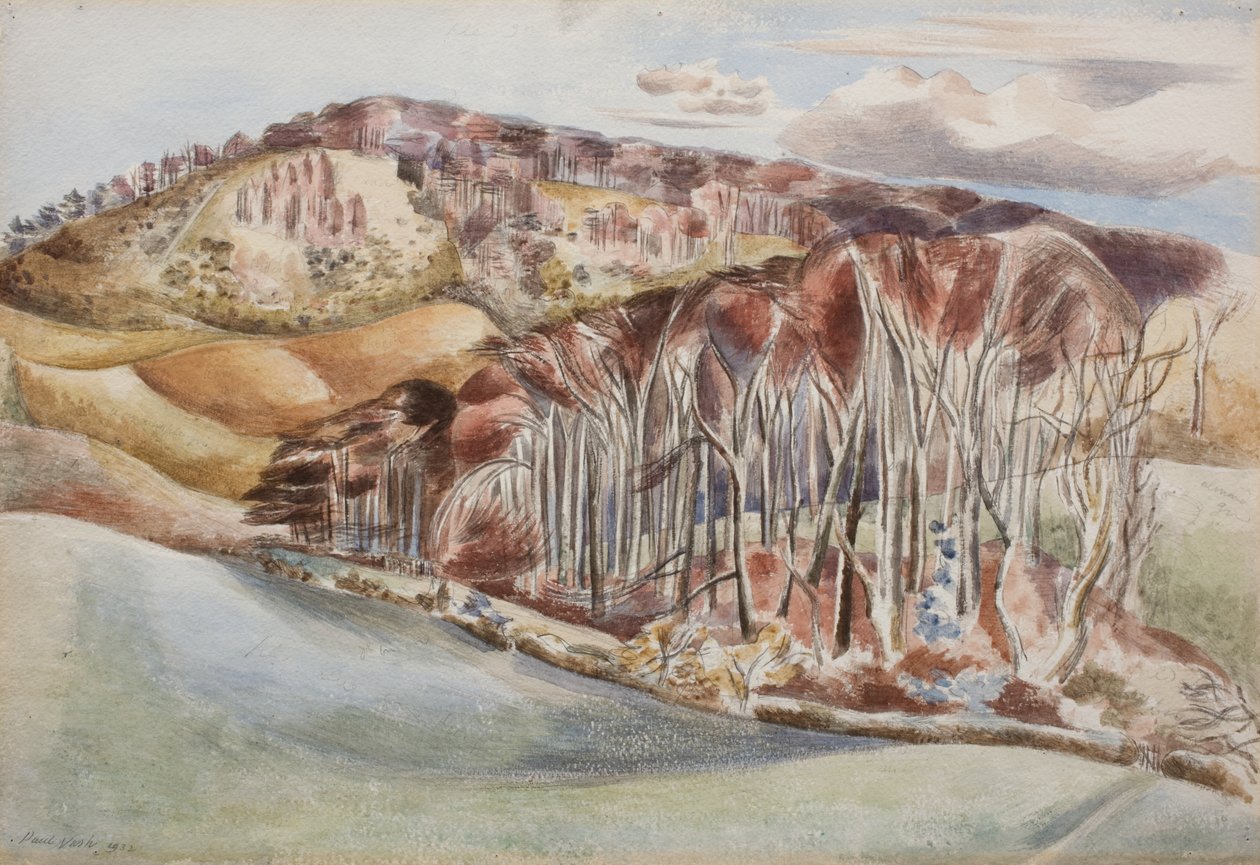 Wood ja Hill tekijältä Paul Nash