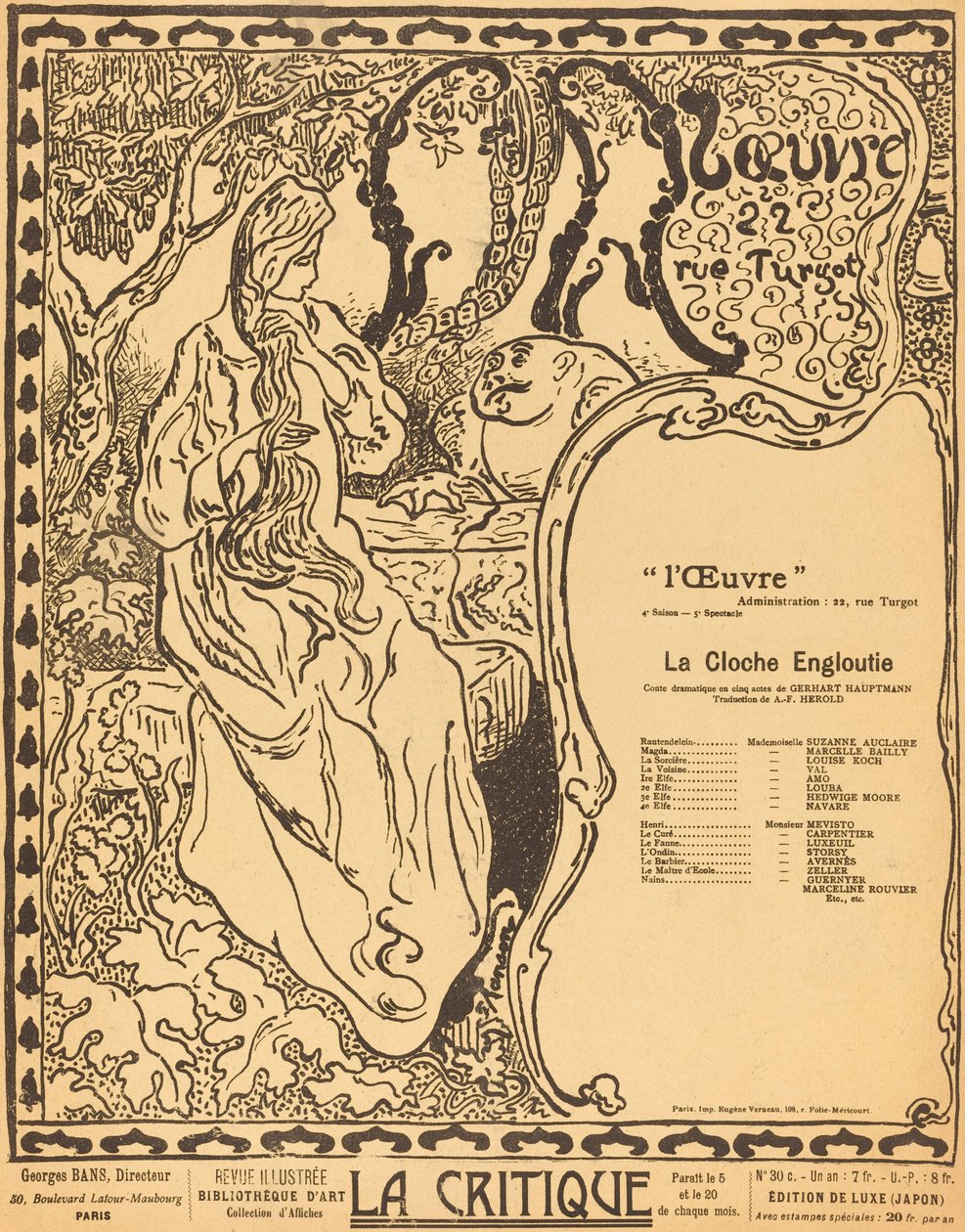 Uponnut kello tekijältä Paul Elie Ranson