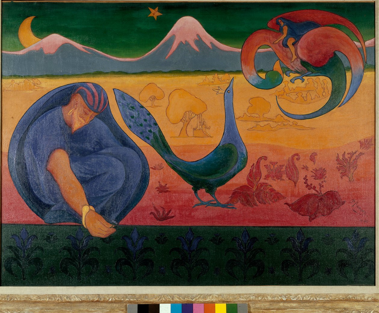 Nabis-maisema (maalaus tekijältä Paul Elie Ranson