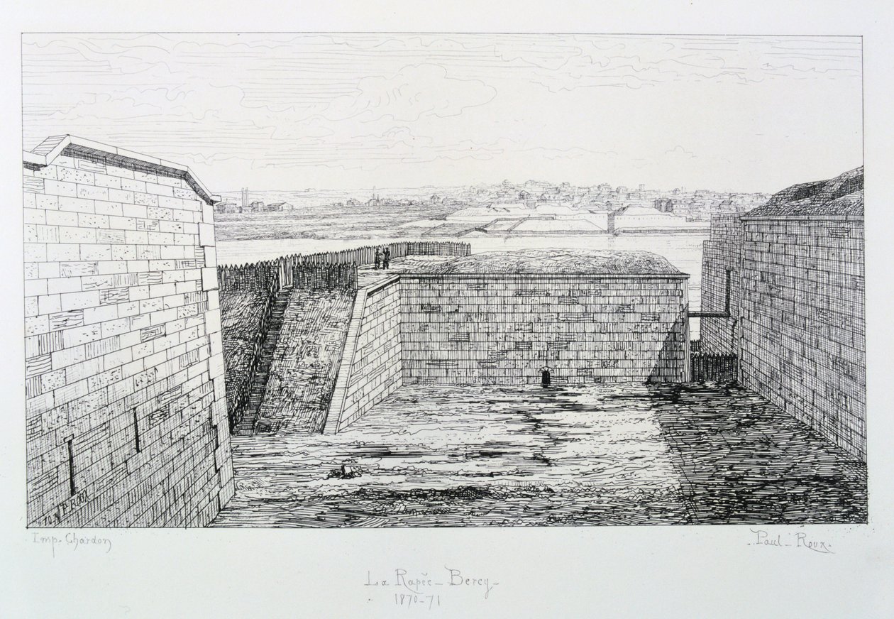 La Rapee-Bercy, Pariisin piiritys, 1870-1871. tekijältä Paul Roux