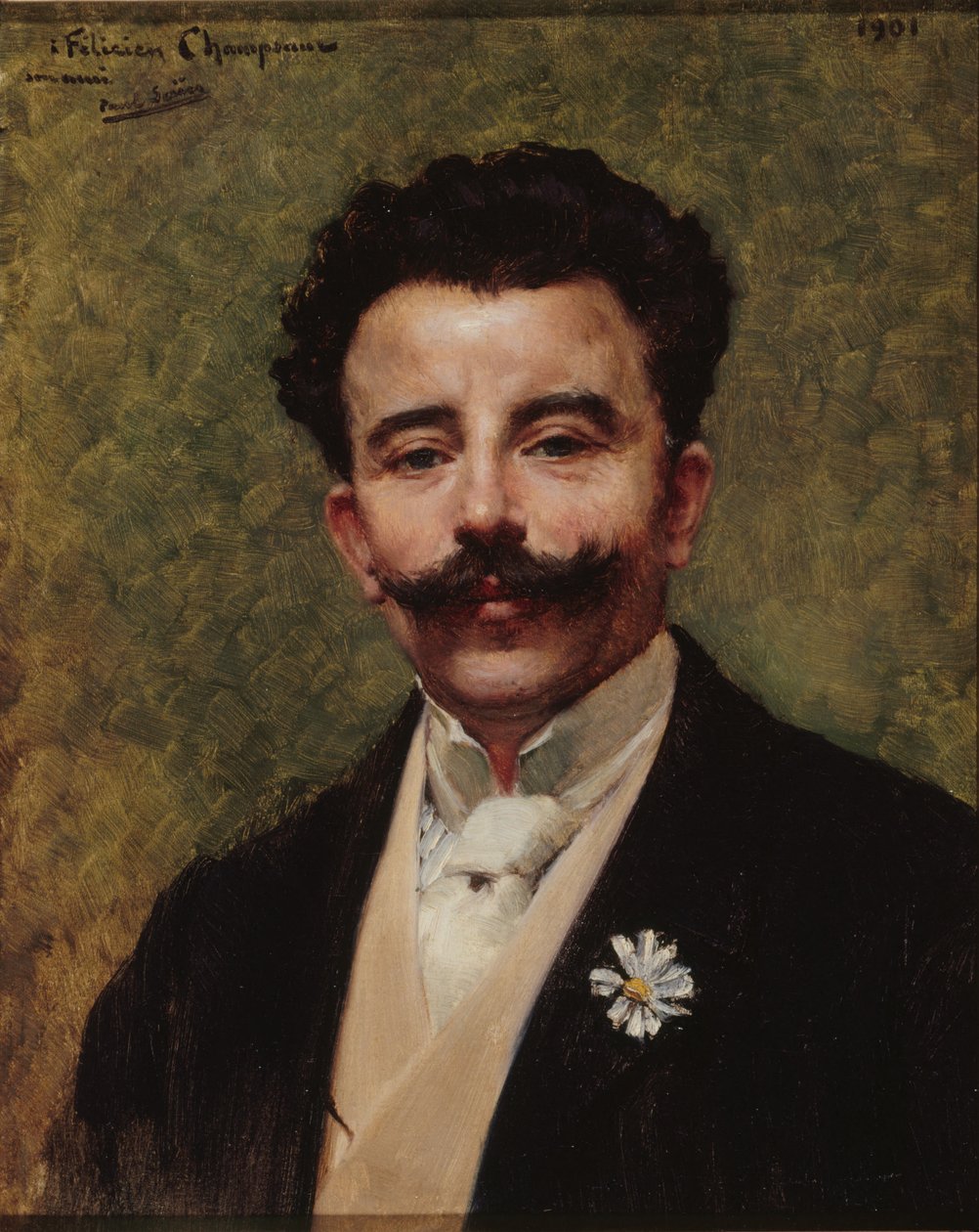 Felicien Champsaurin muotokuva 1859-1934, 1901. tekijältä Paul Saïn