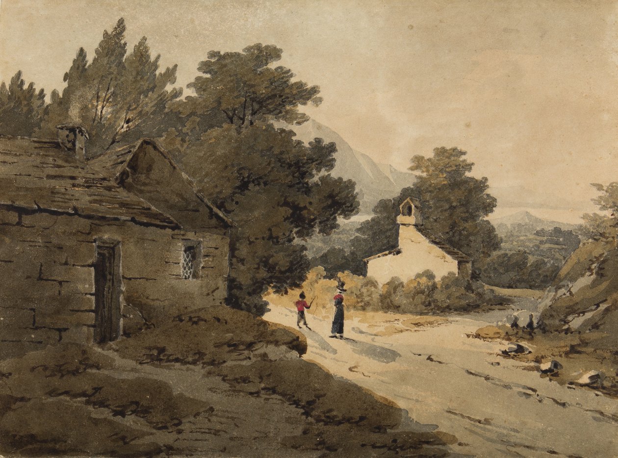 Bassenthwaite, Lake District (wc paperille) tekijältä Paul Sandby