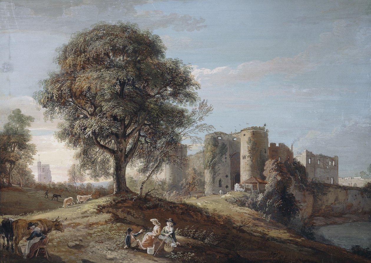 Chepstowin linna, 1790-luku tekijältä Paul Sandby