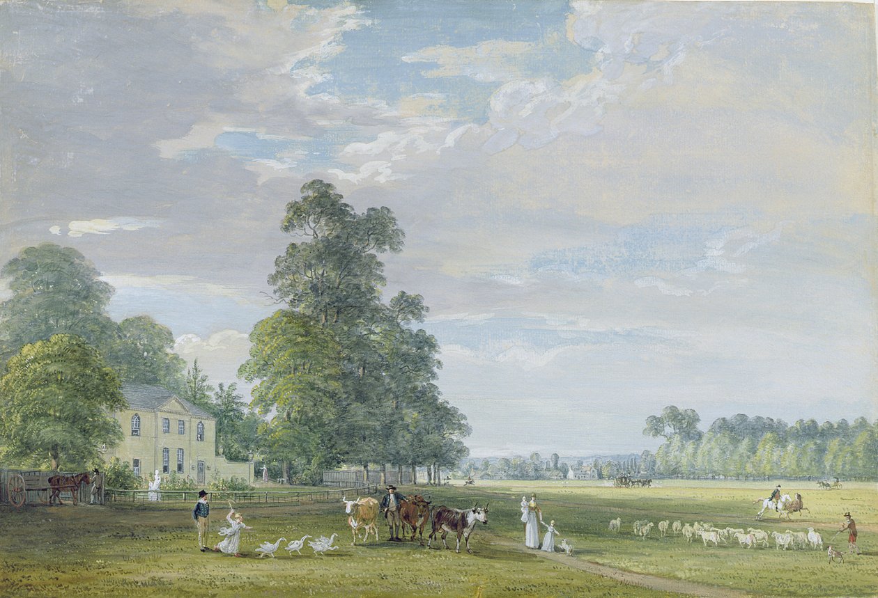 Englefield Green, lähellä Eghamia tekijältä Paul Sandby