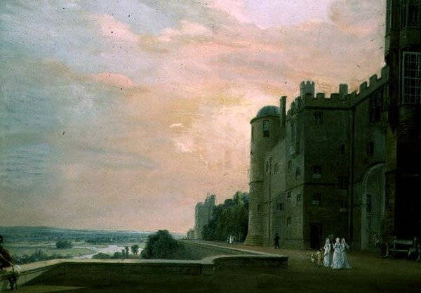 Windsorin linna: North Terrace tekijältä Paul Sandby
