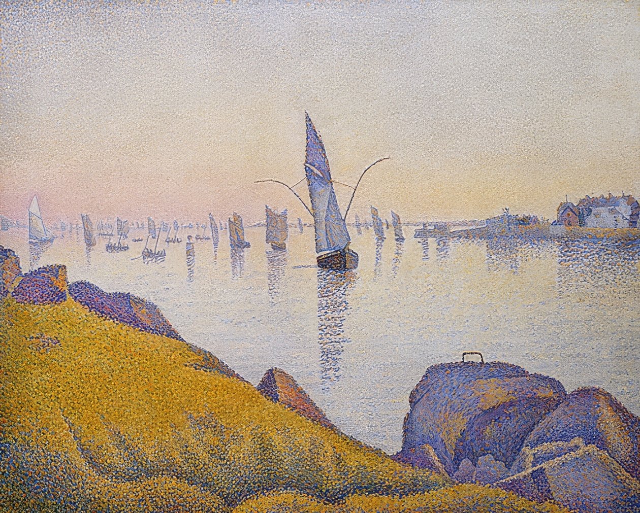 Abendruhe, Concarneau, Opus 220 (Allegro Maestoso). 1891 tekijältä Paul Signac