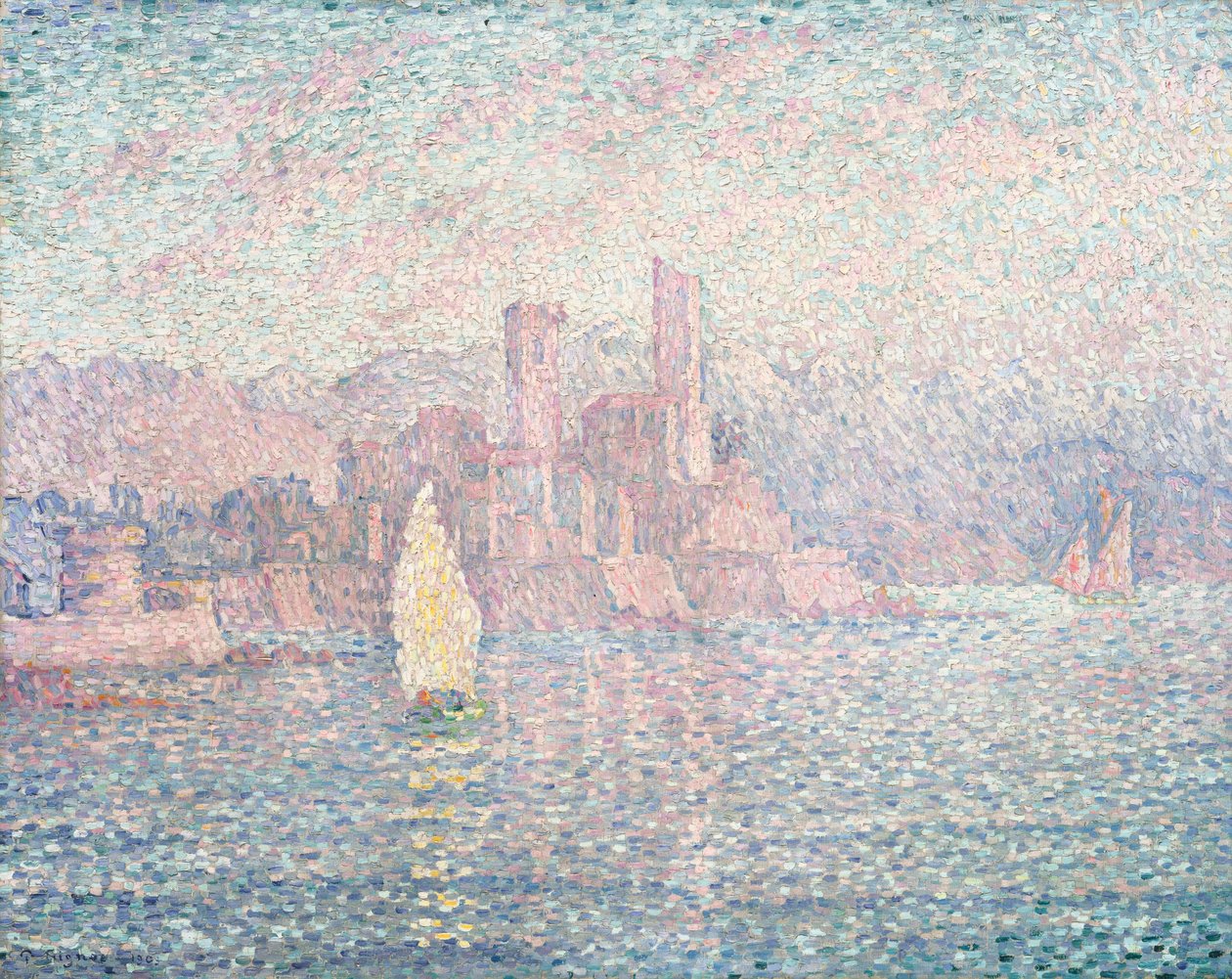 Antibes, Aamu, 1903 tekijältä Paul Signac