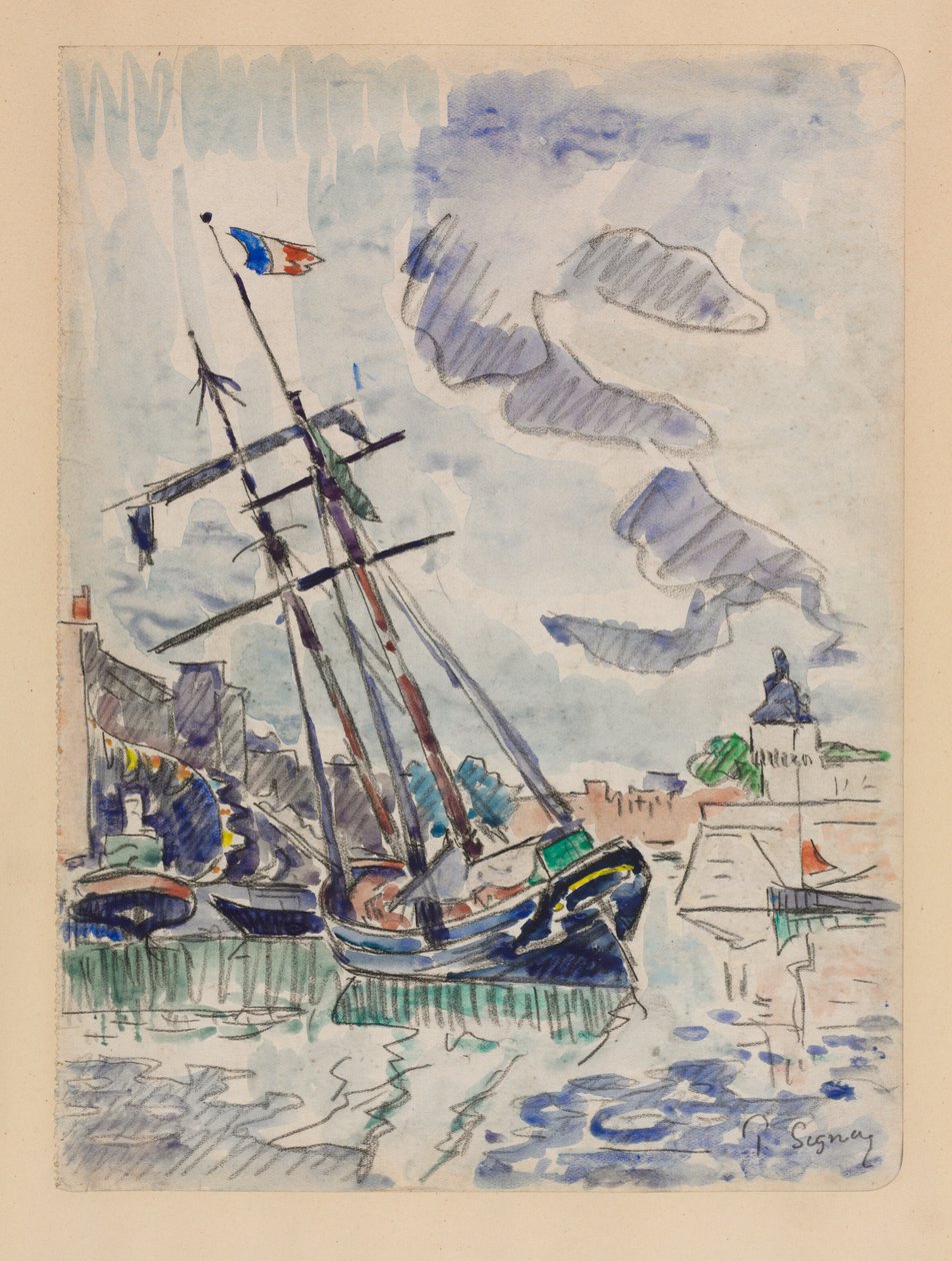 Vene satamassa tekijältä Paul Signac