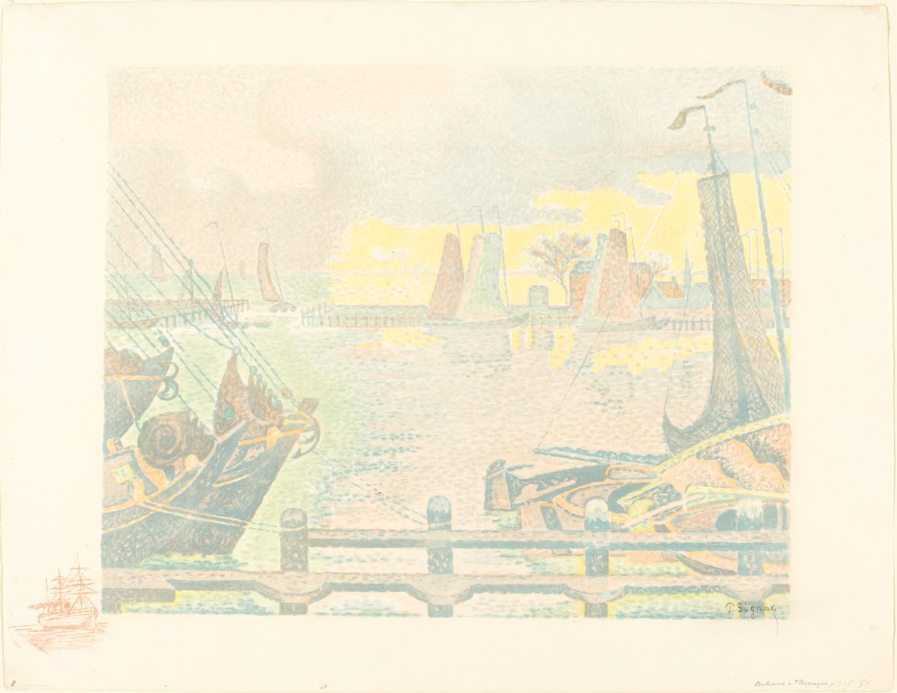 Veneitä Flushingissa tekijältä Paul Signac