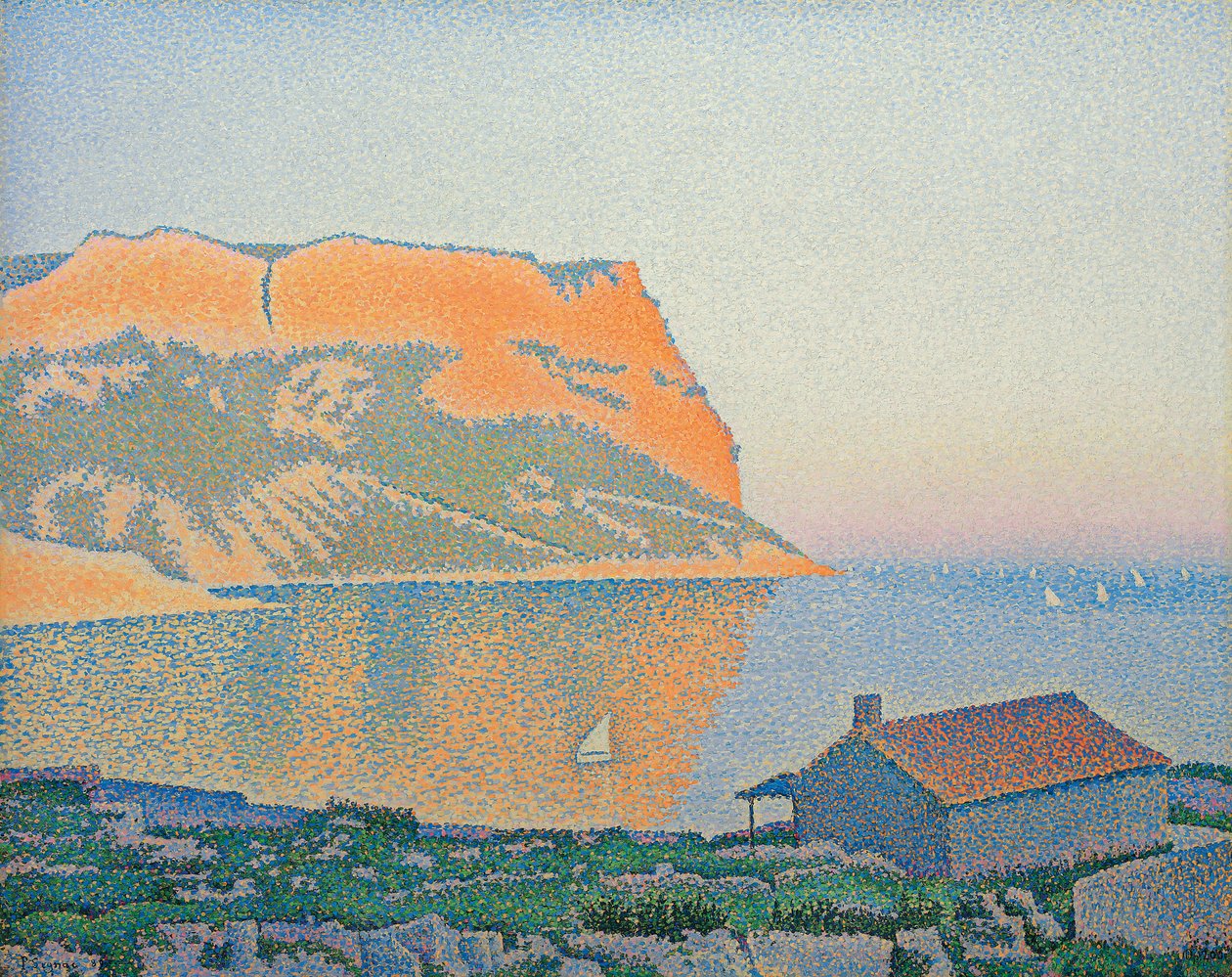 Cape Canaille, Cassis, 1889 tekijältä Paul Signac
