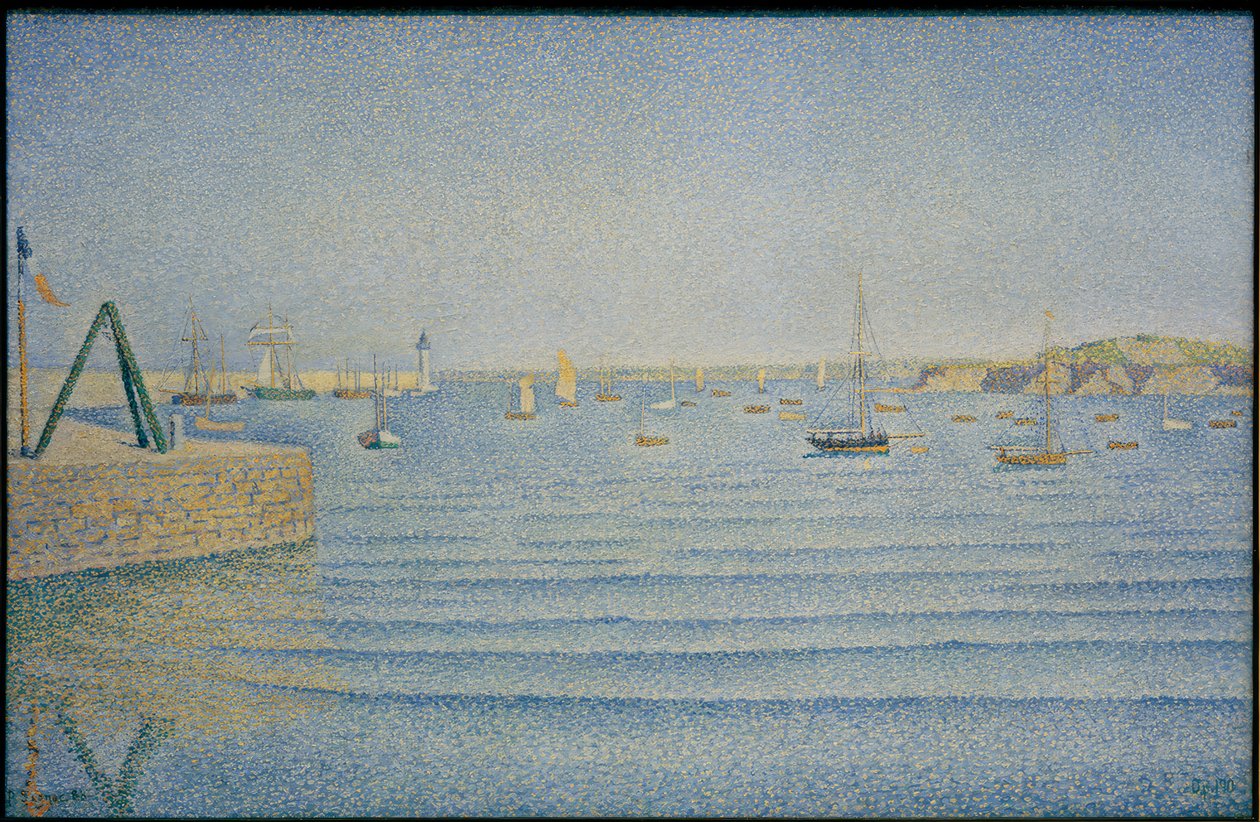 Der Hafen von Portrieux tekijältä Paul Signac