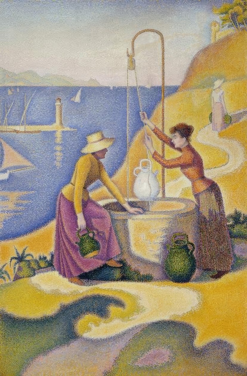 Femmes au puits (Opus 238) tekijältä Paul Signac