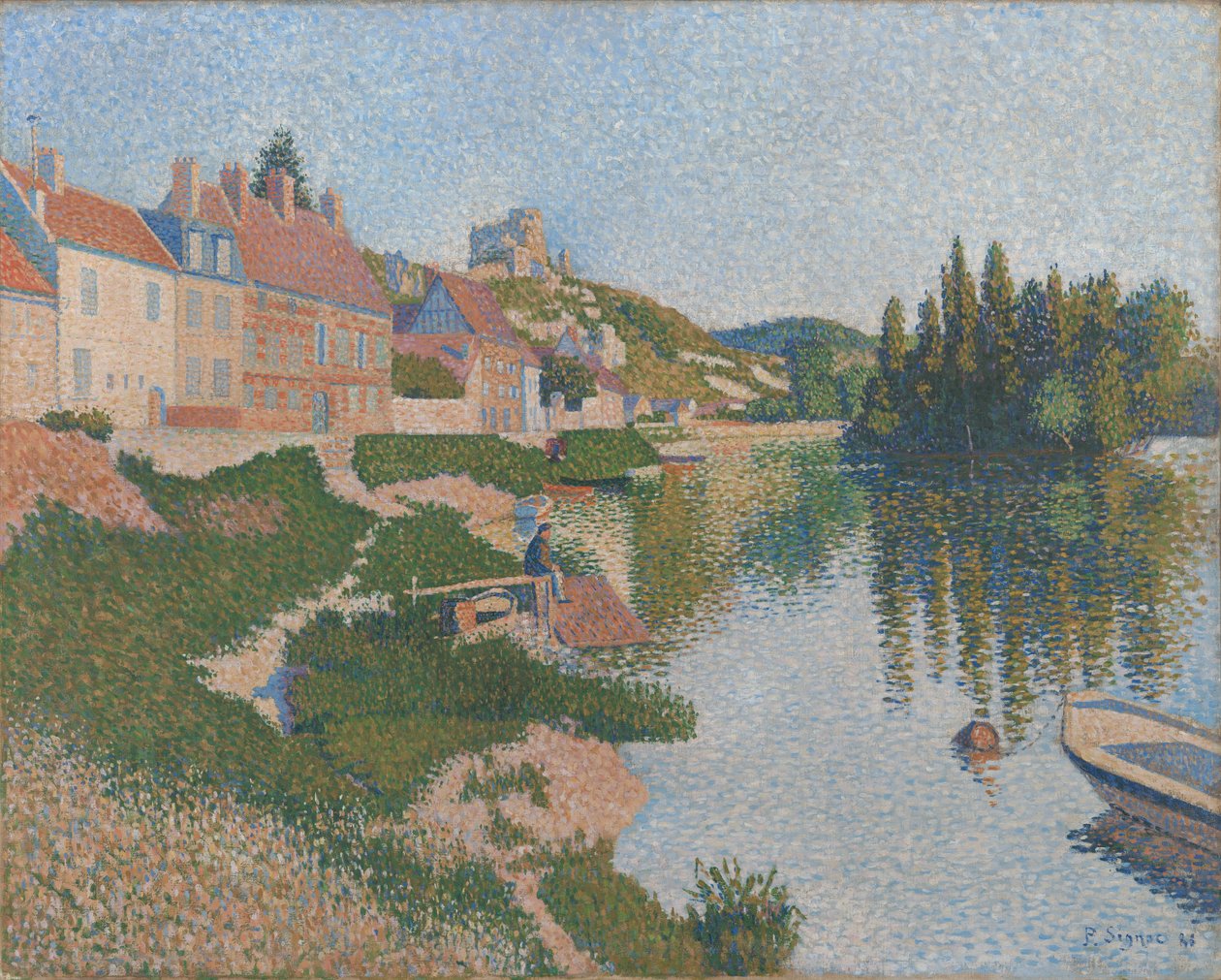 Les Andelys tekijältä Paul Signac
