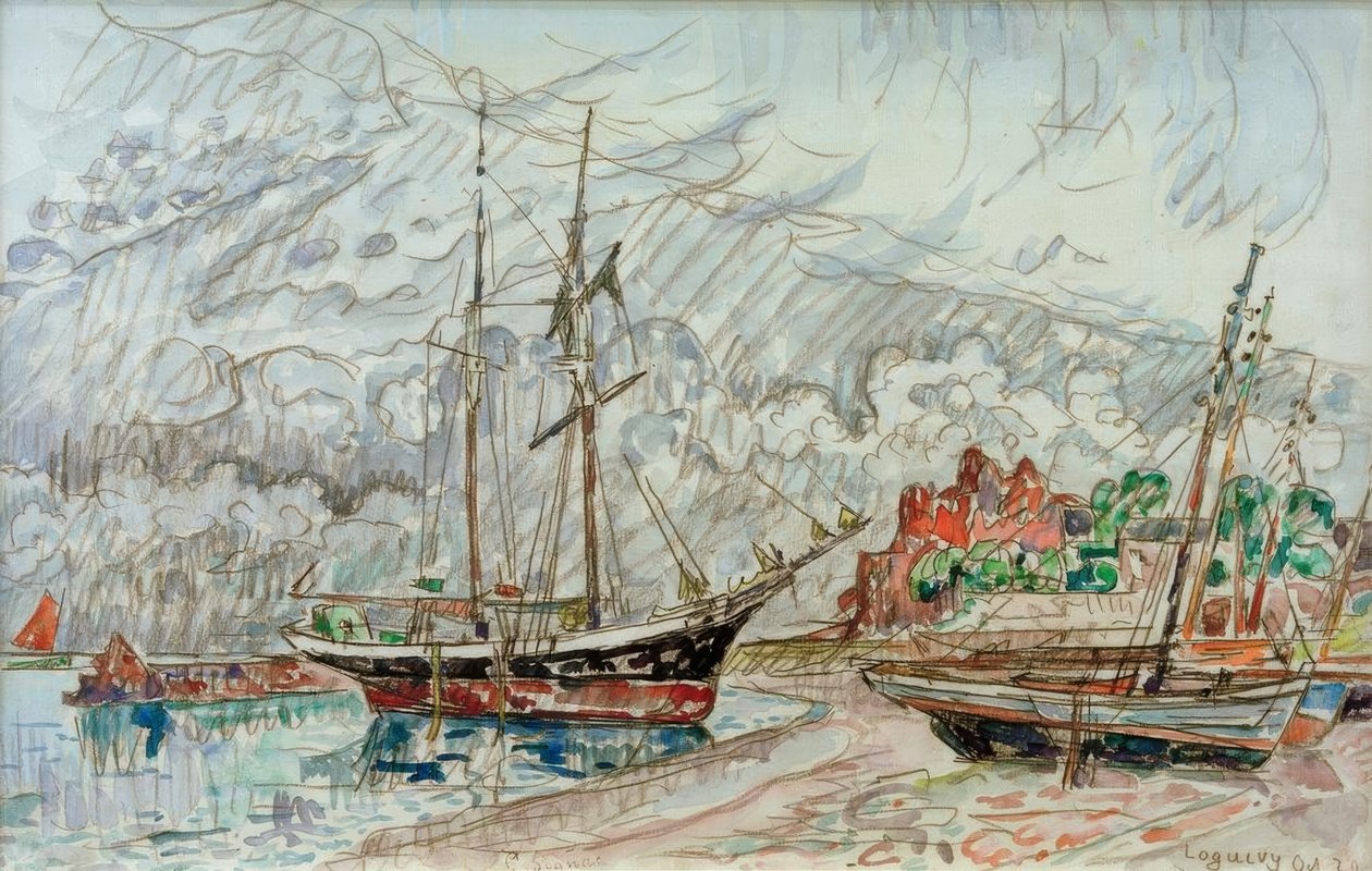 P. Signac / Marine a Loquivy tekijältä Paul Signac