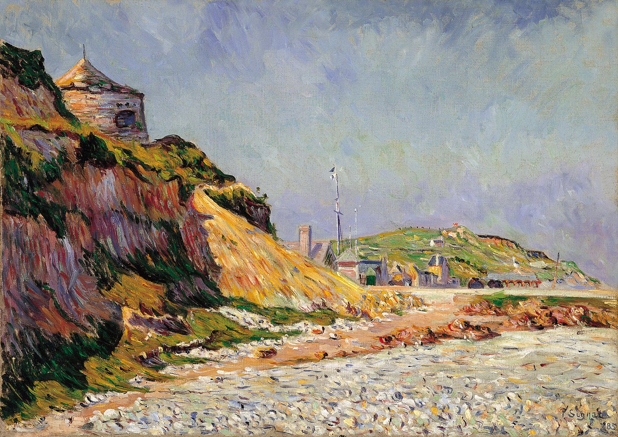 Port-en-Bessin, ranta tekijältä Paul Signac