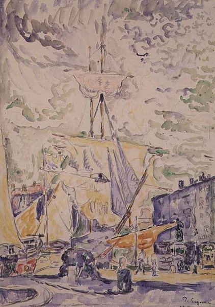 St. Tropez tekijältä Paul Signac