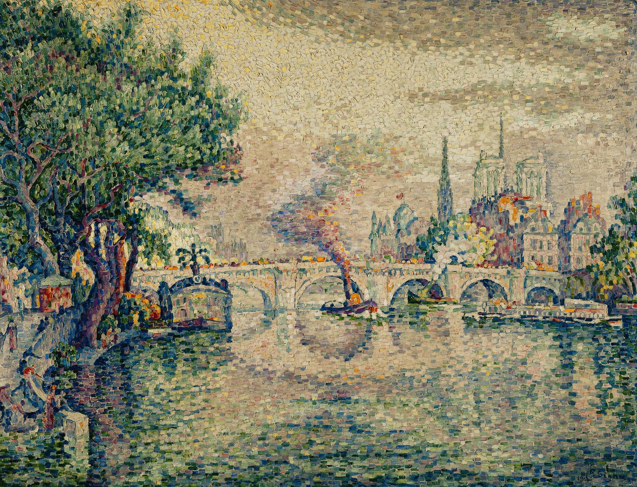 Pont Neuf tekijältä Paul Signac
