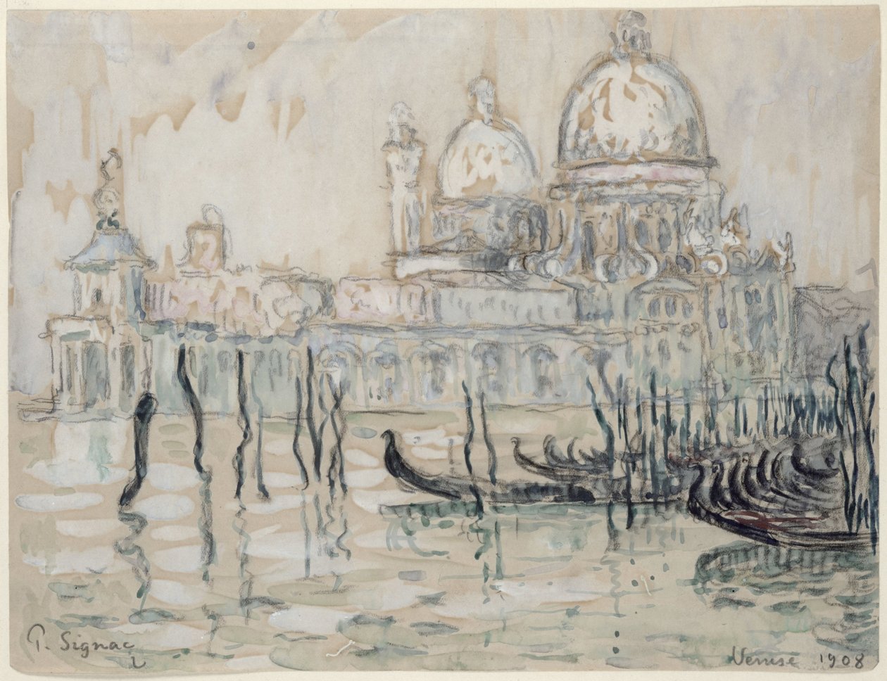 Venetsia, 1908. tekijältä Paul Signac