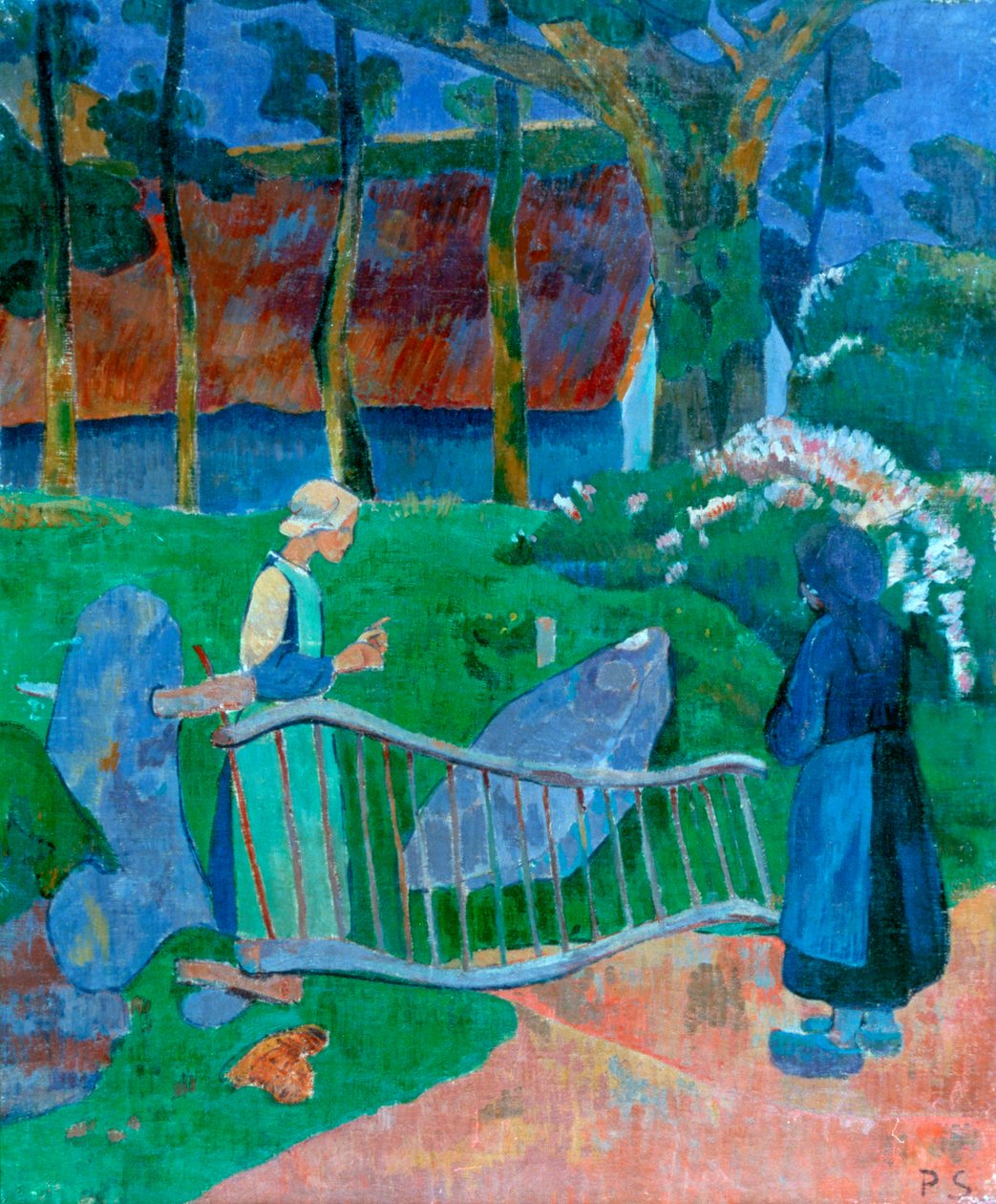Kukkainen portti, 1889. tekijältä Paul Sérusier