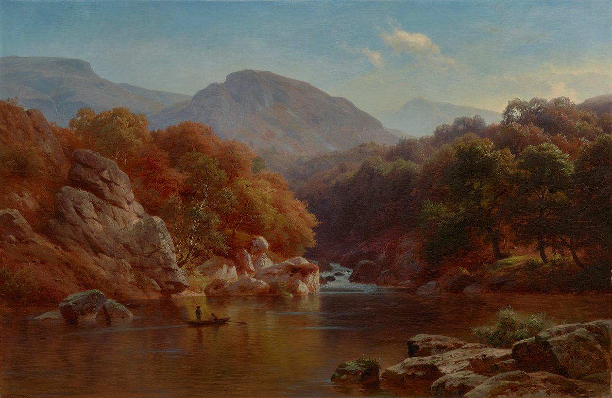Pennsylvanian maisema 1862 (Öljy kankaalle) tekijältä Paul Weber