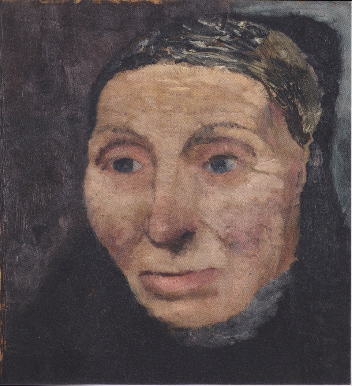 Talonpoikaisnaisen pää tekijältä Paula Modersohn Becker