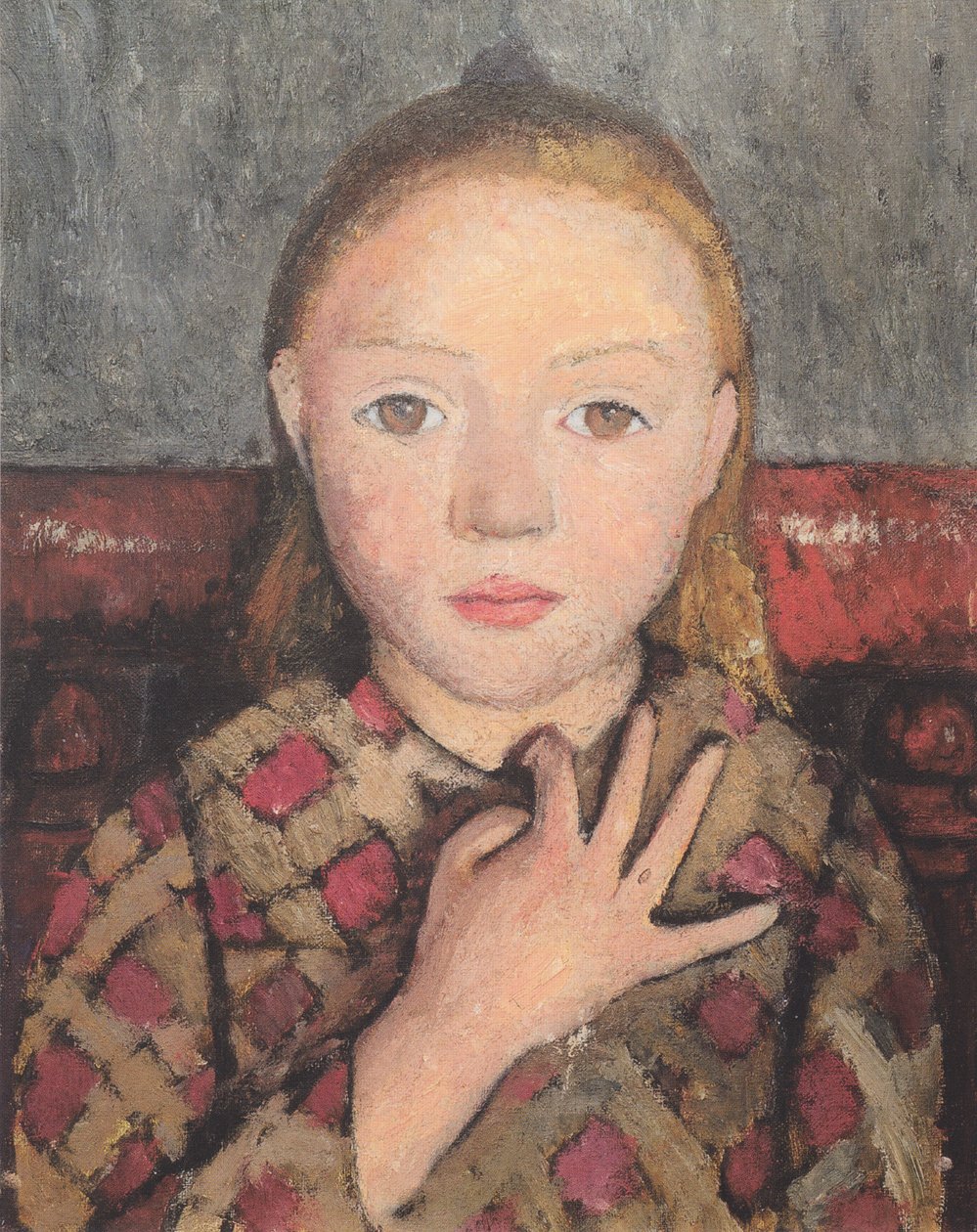 Tytön muotokuva tekijältä Paula Modersohn Becker