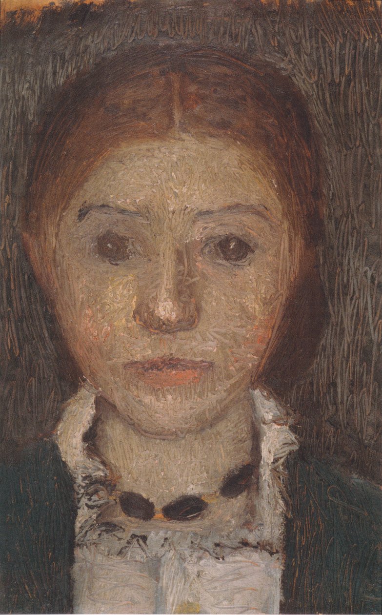 Omakuva ketjun kanssa tekijältä Paula Modersohn Becker