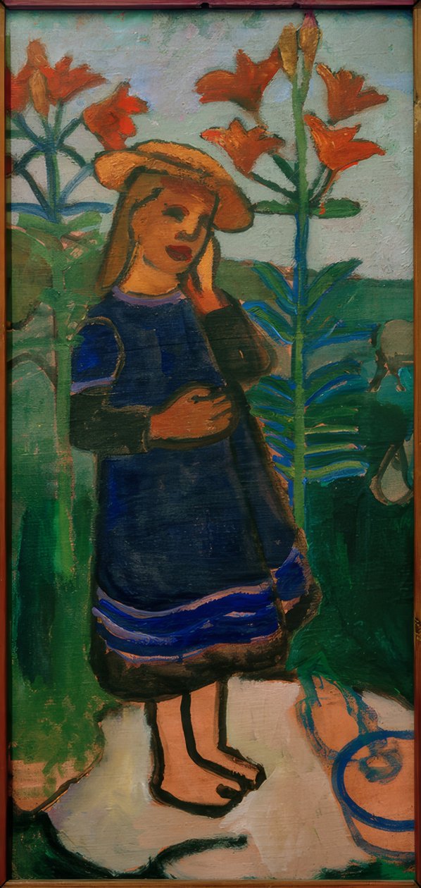 Elsbeth tulililjojen välissä tekijältä Paula Modersohn Becker