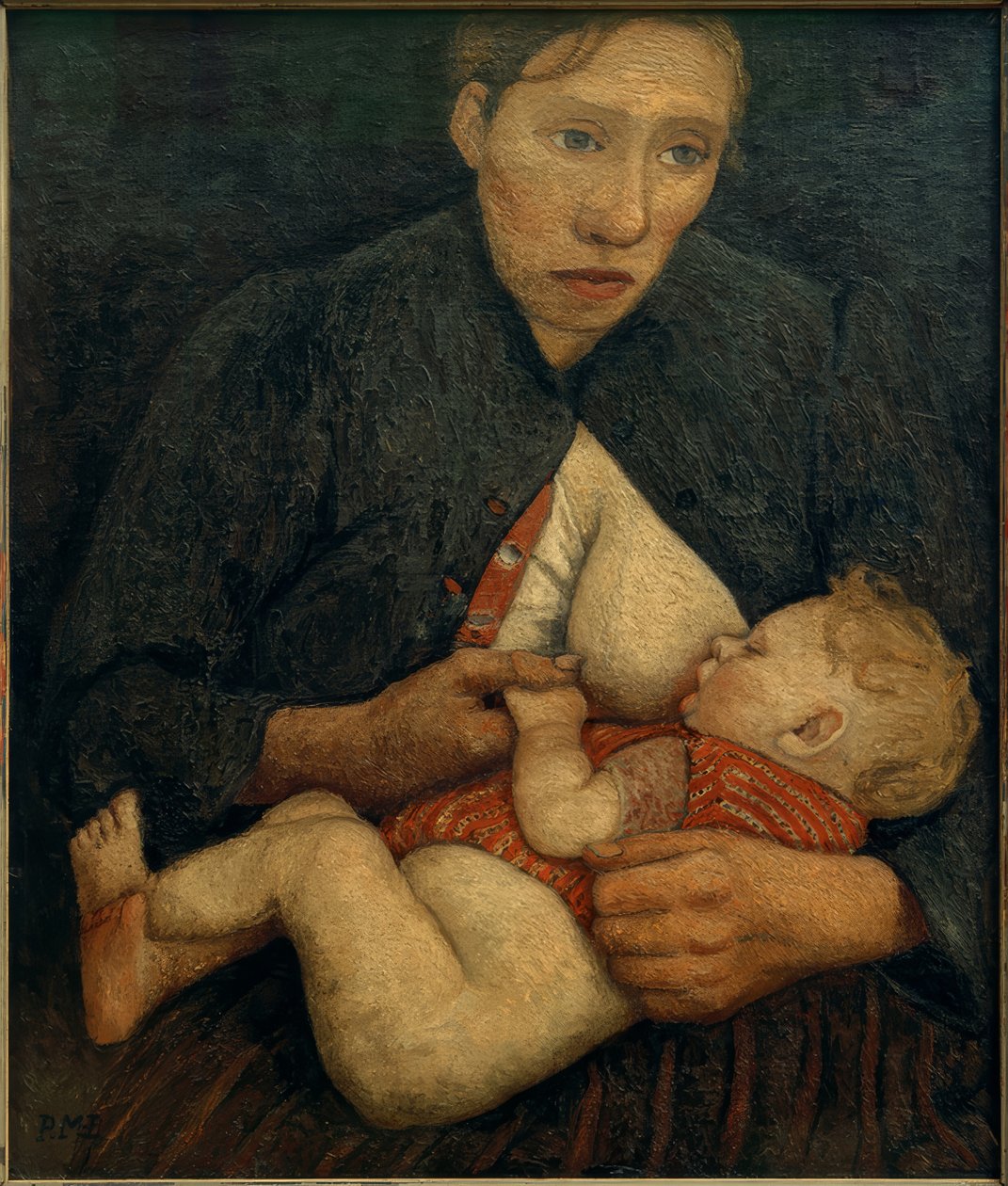 Imettävä äiti tekijältä Paula Modersohn Becker
