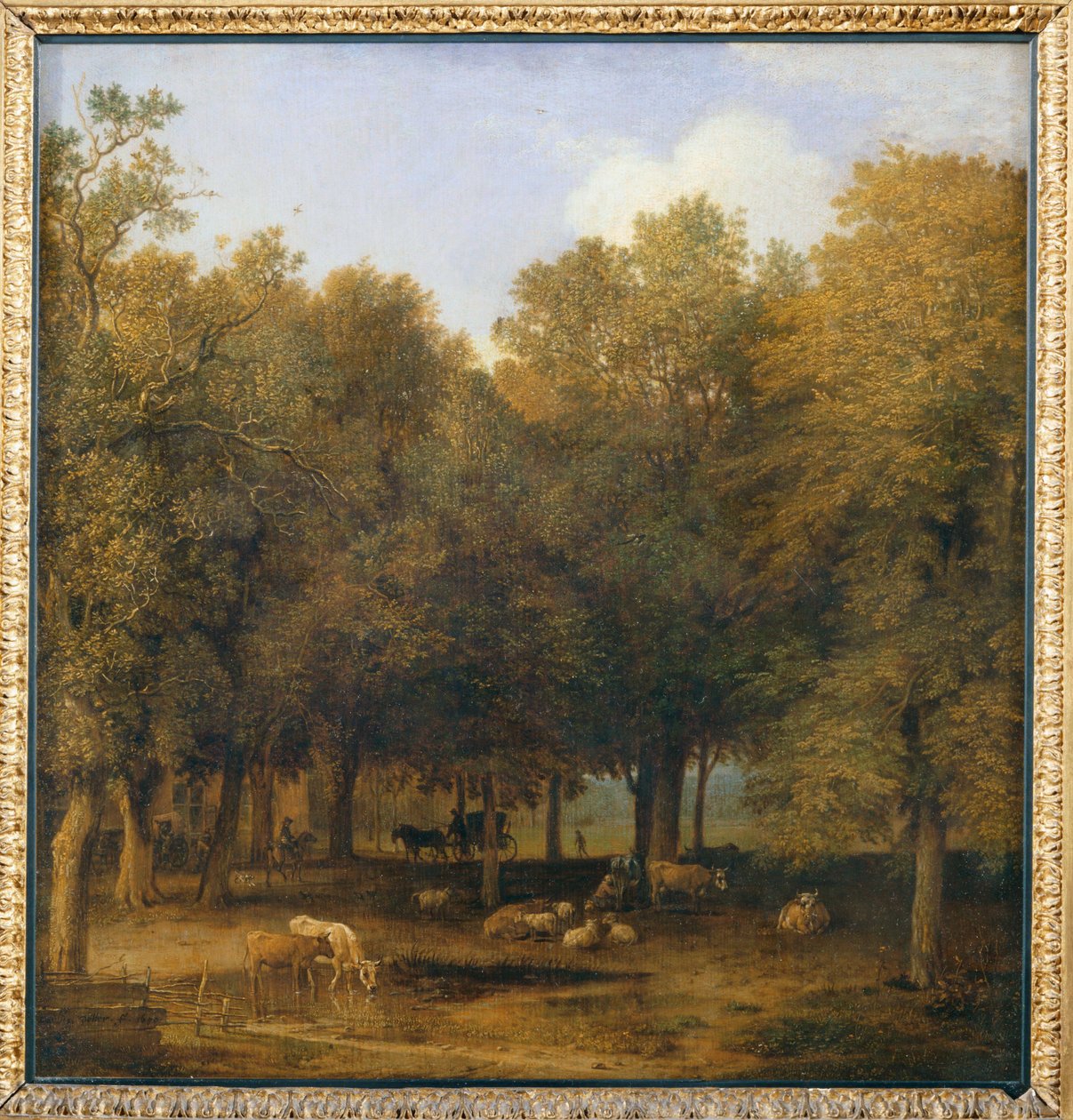 Le Bois de La Haye. 1650 ... tekijältä Paulus (attr.to) Potter
