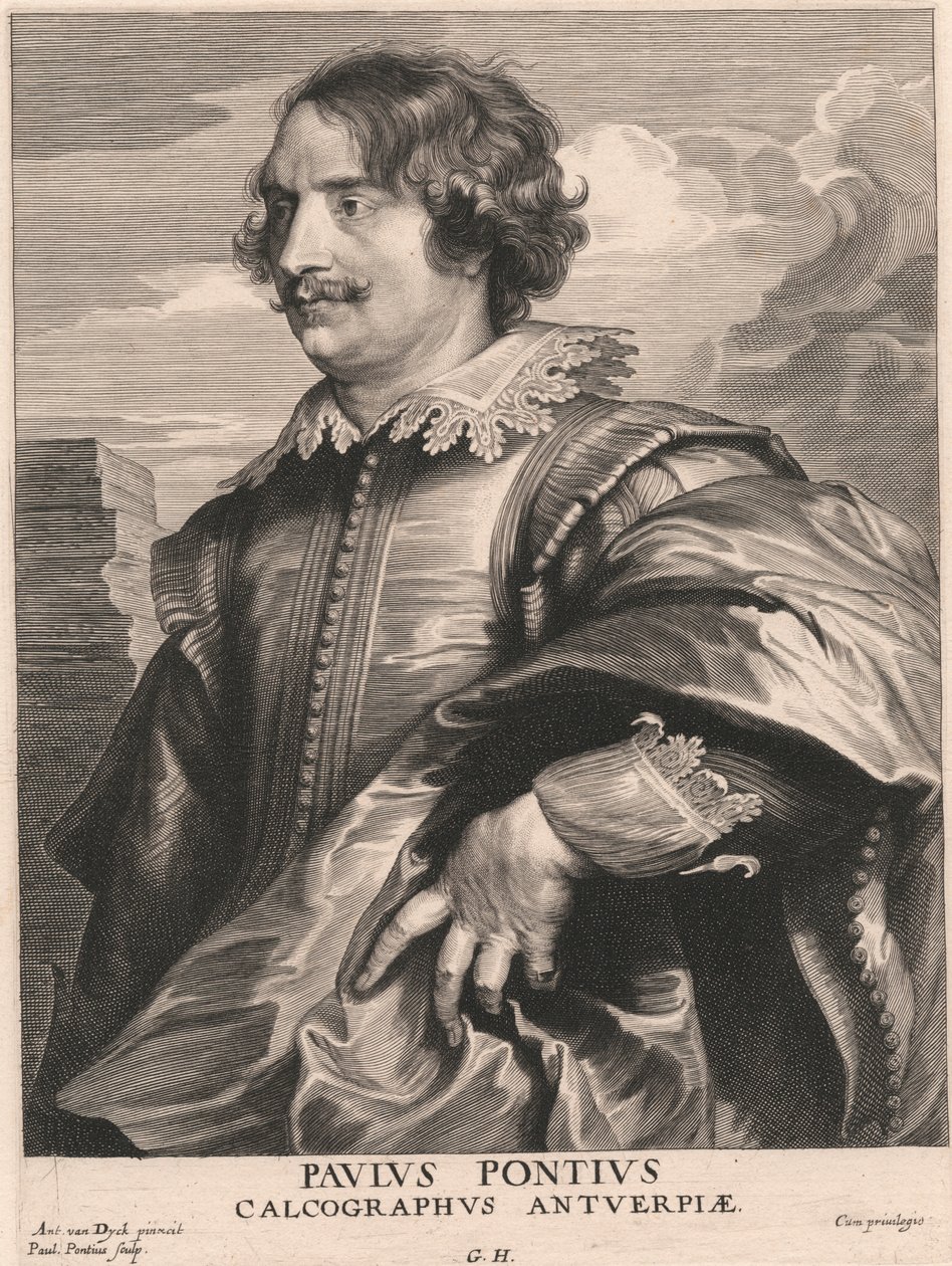 Paulus Pontius / Pavivs Pontivs / Calcographvs Antwerpen tekijältä Paulus Pontius