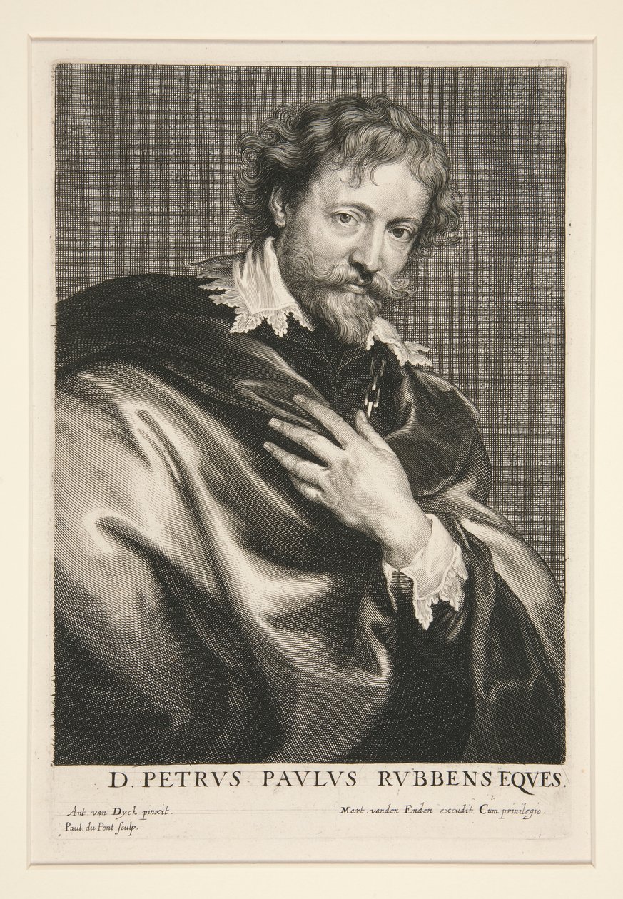 Peter Paul Rubens (1577-1640) tekijältä Paulus Pontius