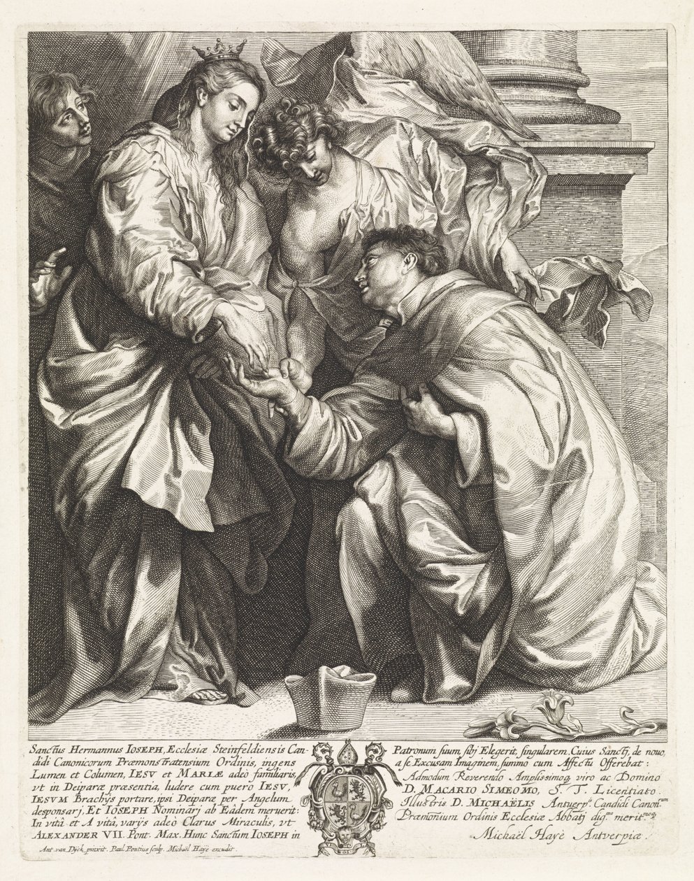 H. Hermann Josephin visio (versio b) tekijältä Paulus Pontius