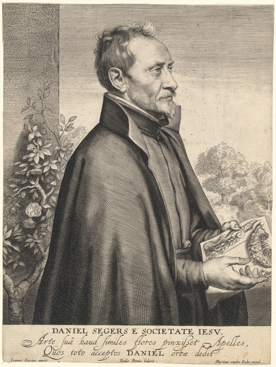 Daniel Segers, jesuiittapappi tekijältä Paulus Pontius after Jan Lievens