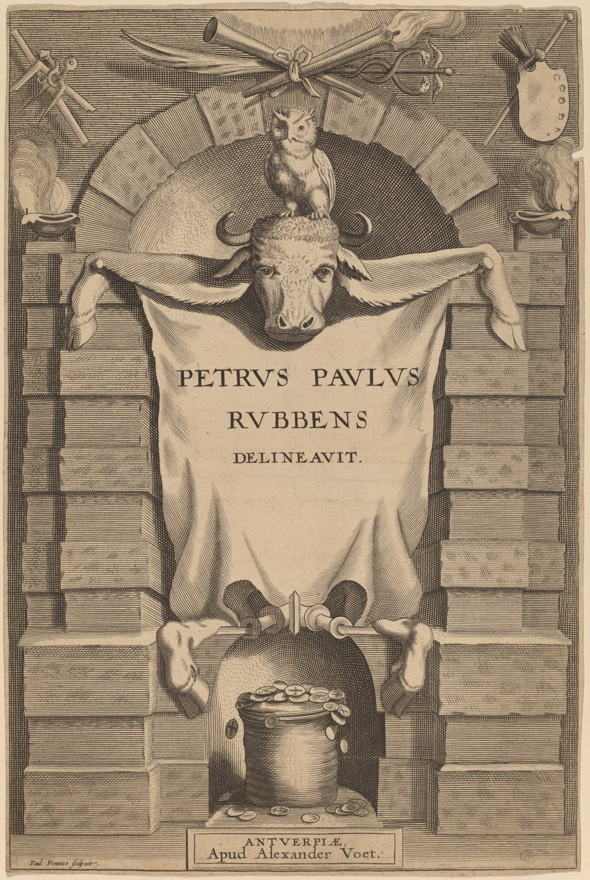 Nimilehti tekijältä Paulus Pontius after Sir Peter Paul Rubens