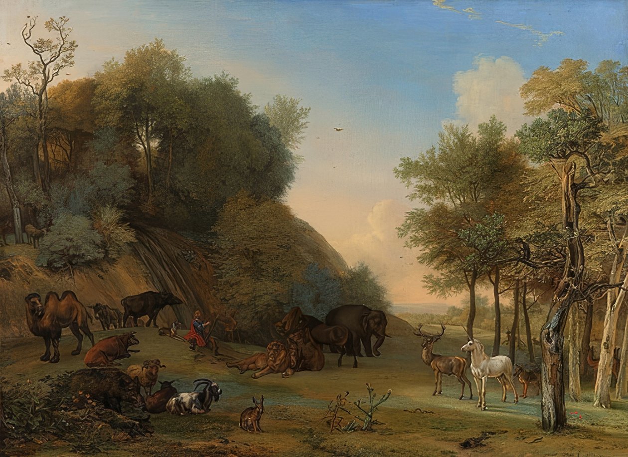 Orpheus ja eläimet. 1650 tekijältä Paulus Potter