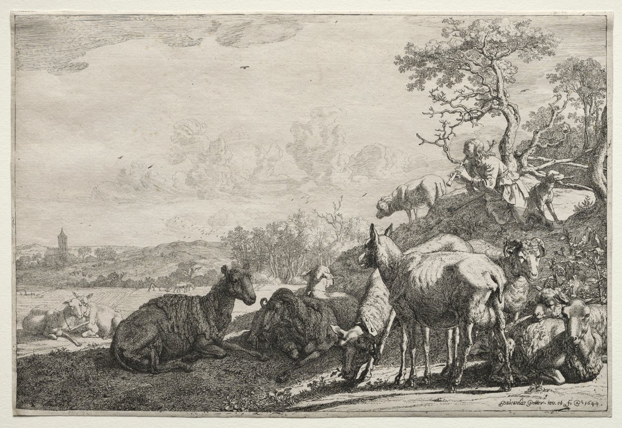 Paimen, 1644. tekijältä Paulus Potter