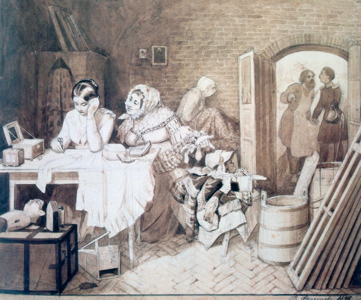 Hiirenloukku, 1846 tekijältä Pavel Andreevich Fedotov
